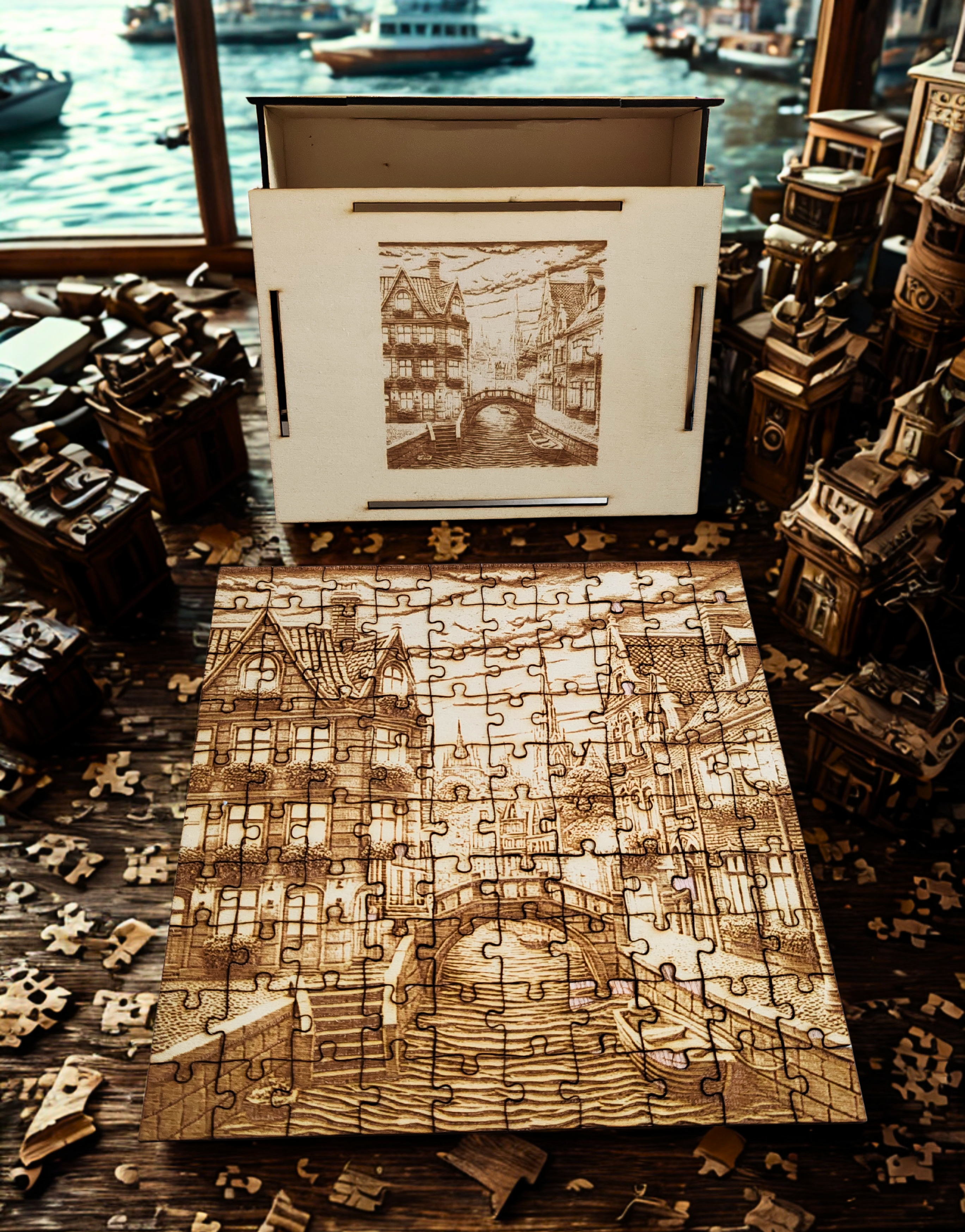 Puzzle Promenade sur l'eau