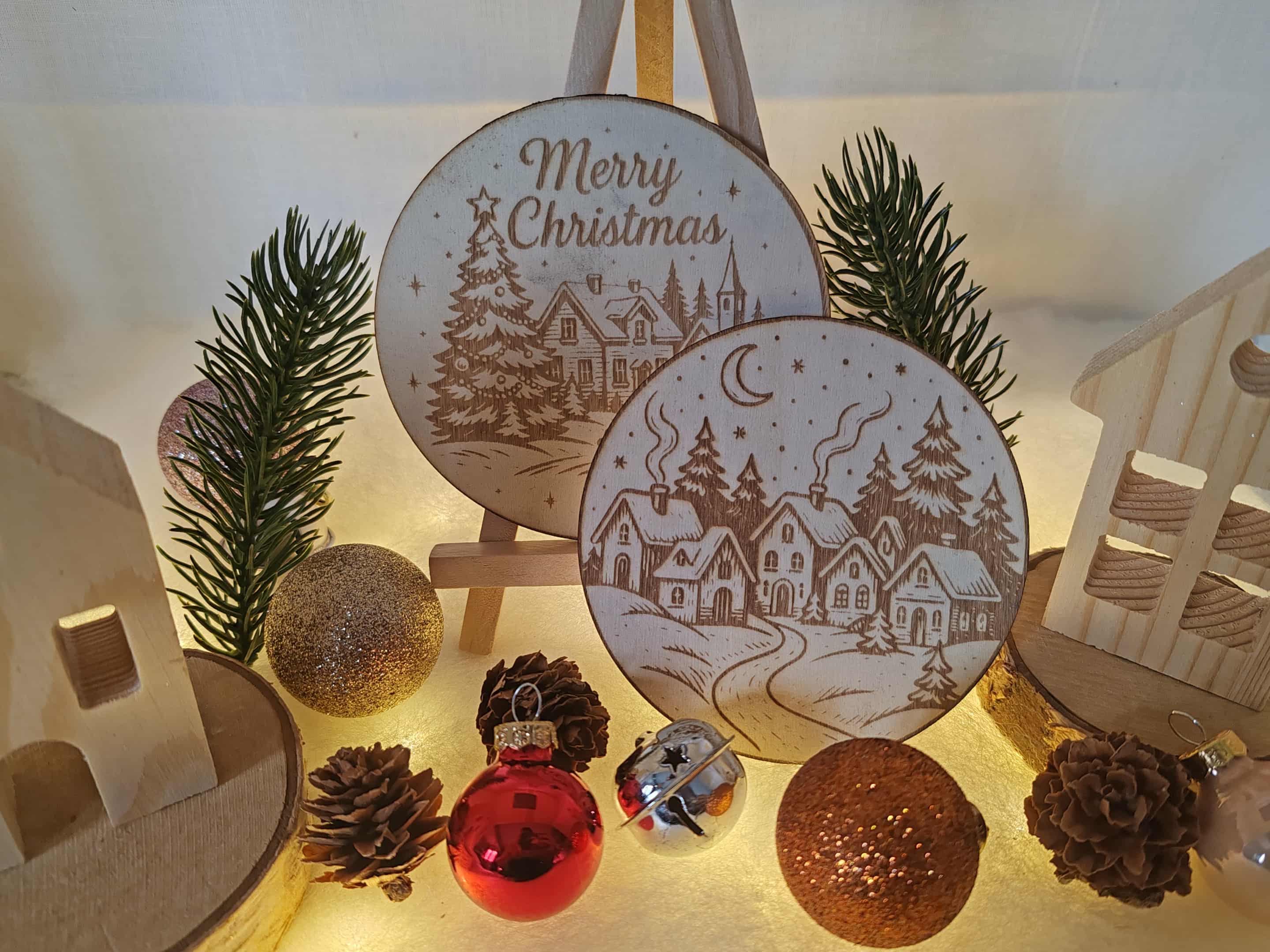 Sous-verres Edition Noël