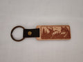 Porte clés gravé motif Forêt