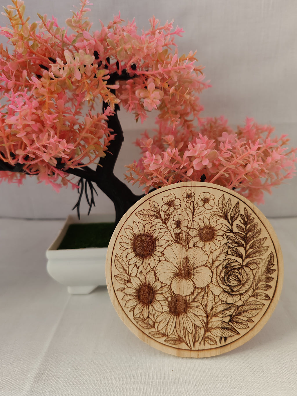 Sous verres Fleurs