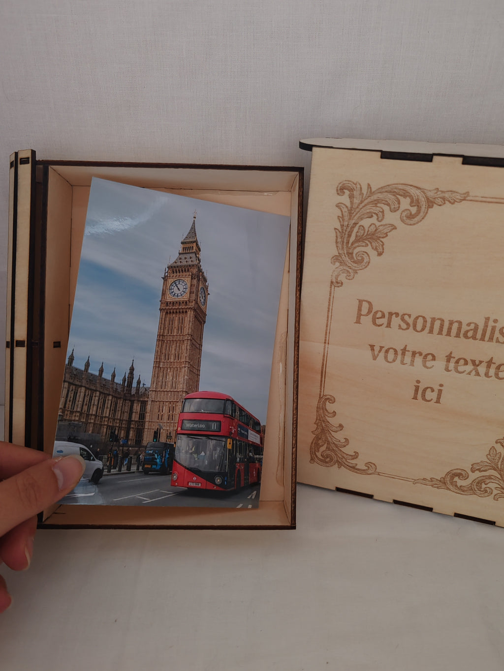 Boite à photos personnalisable
