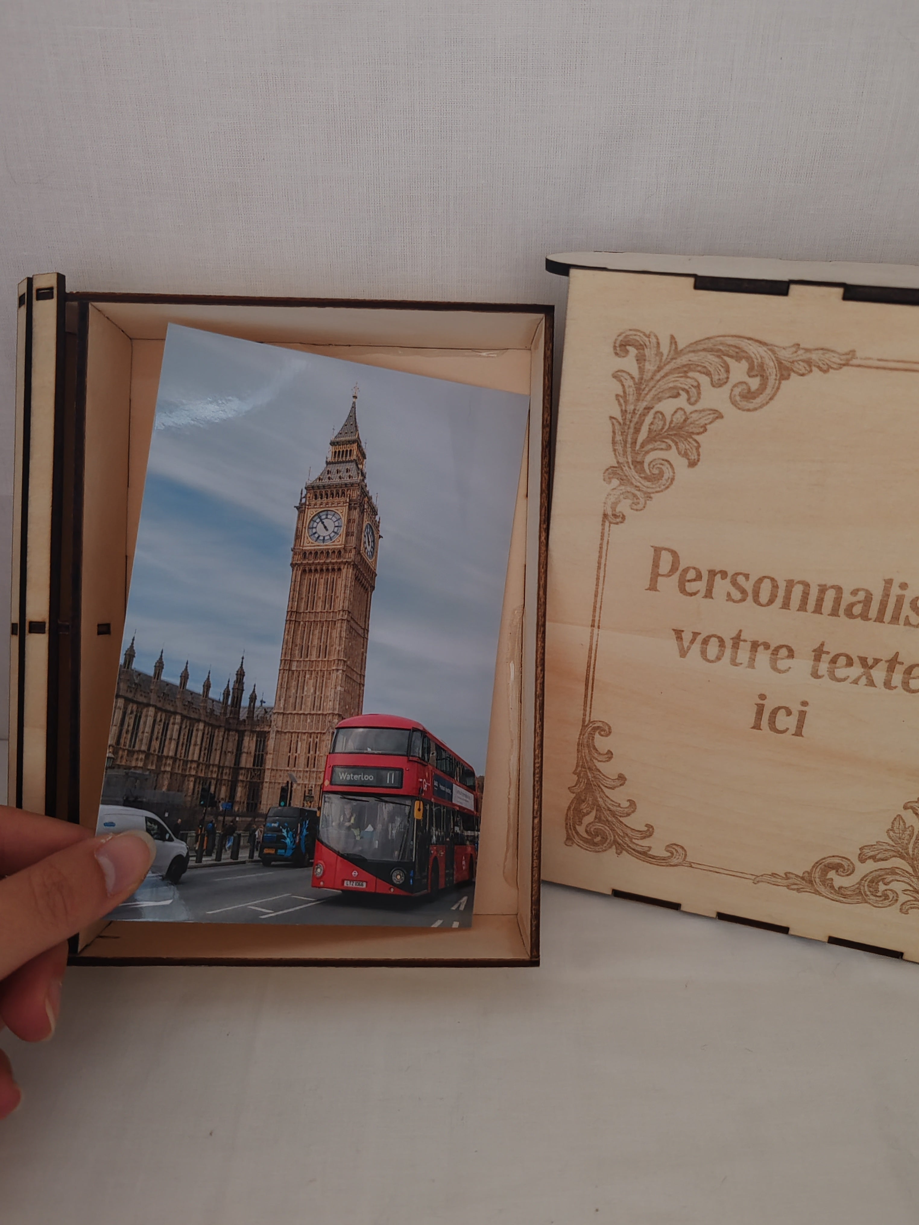 Boite à photos personnalisable