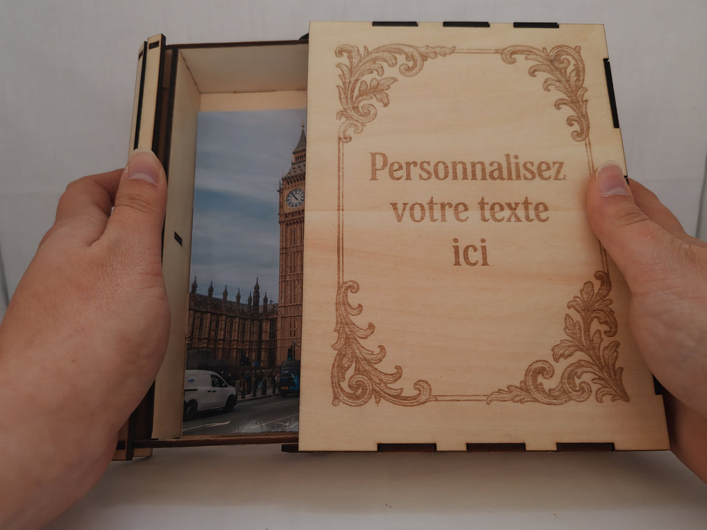 Boite à photos personnalisable