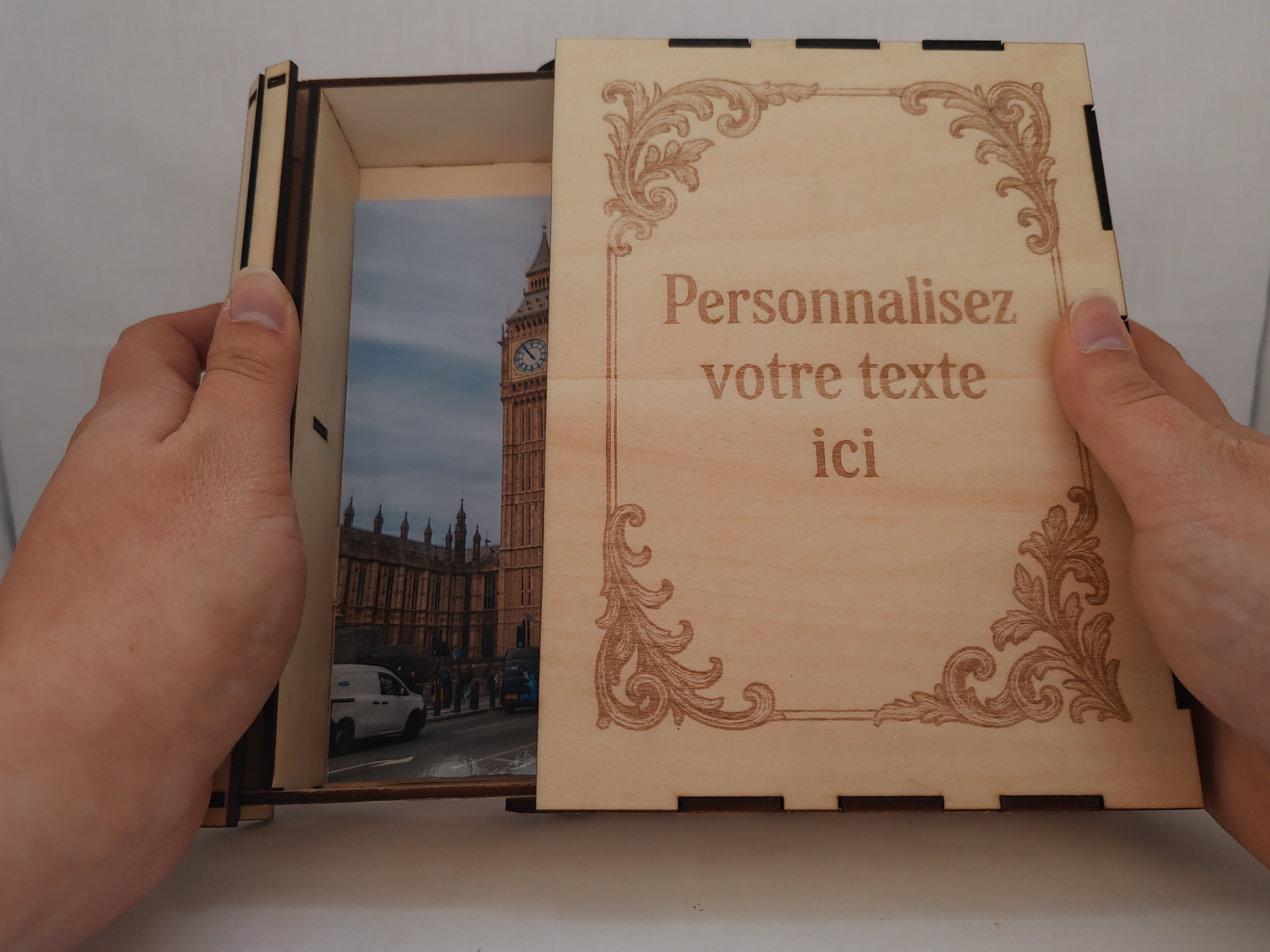 Boite à photos personnalisable