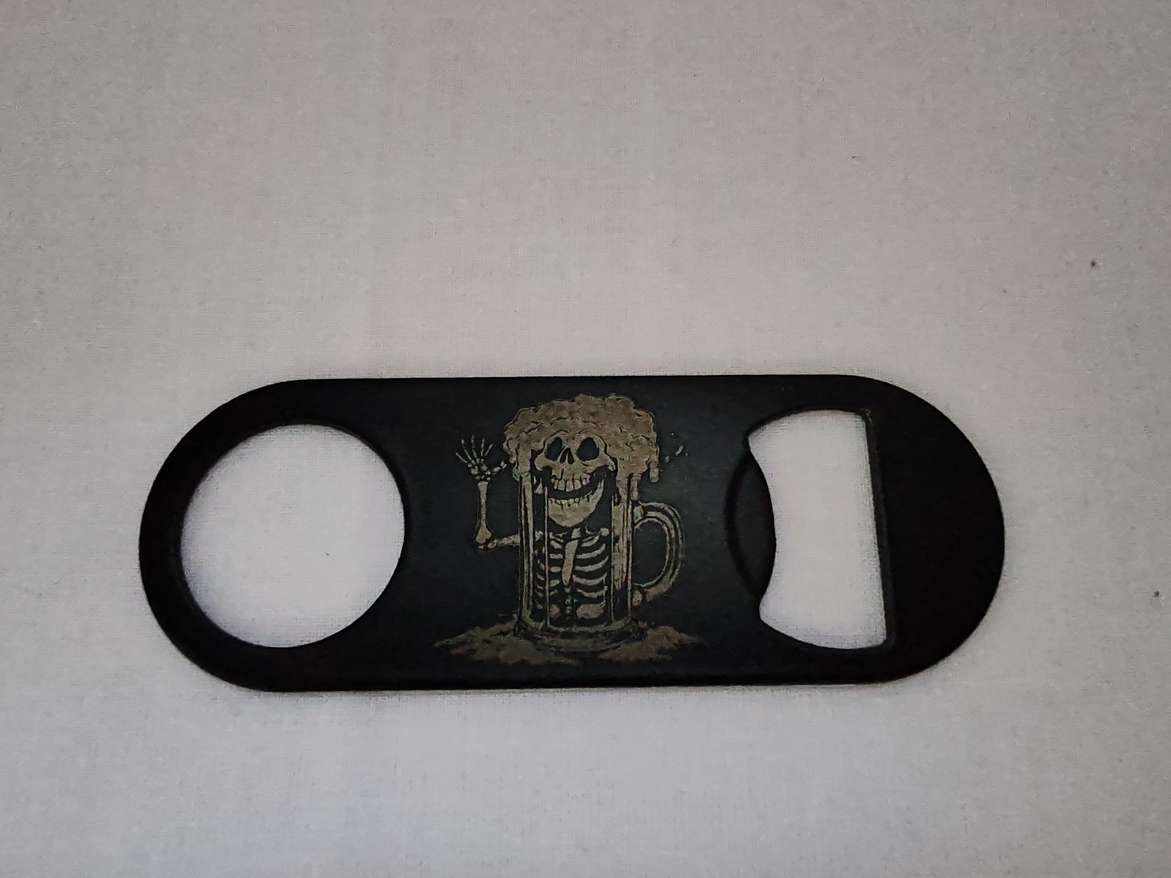 Décapsuleur métal motif Muerte