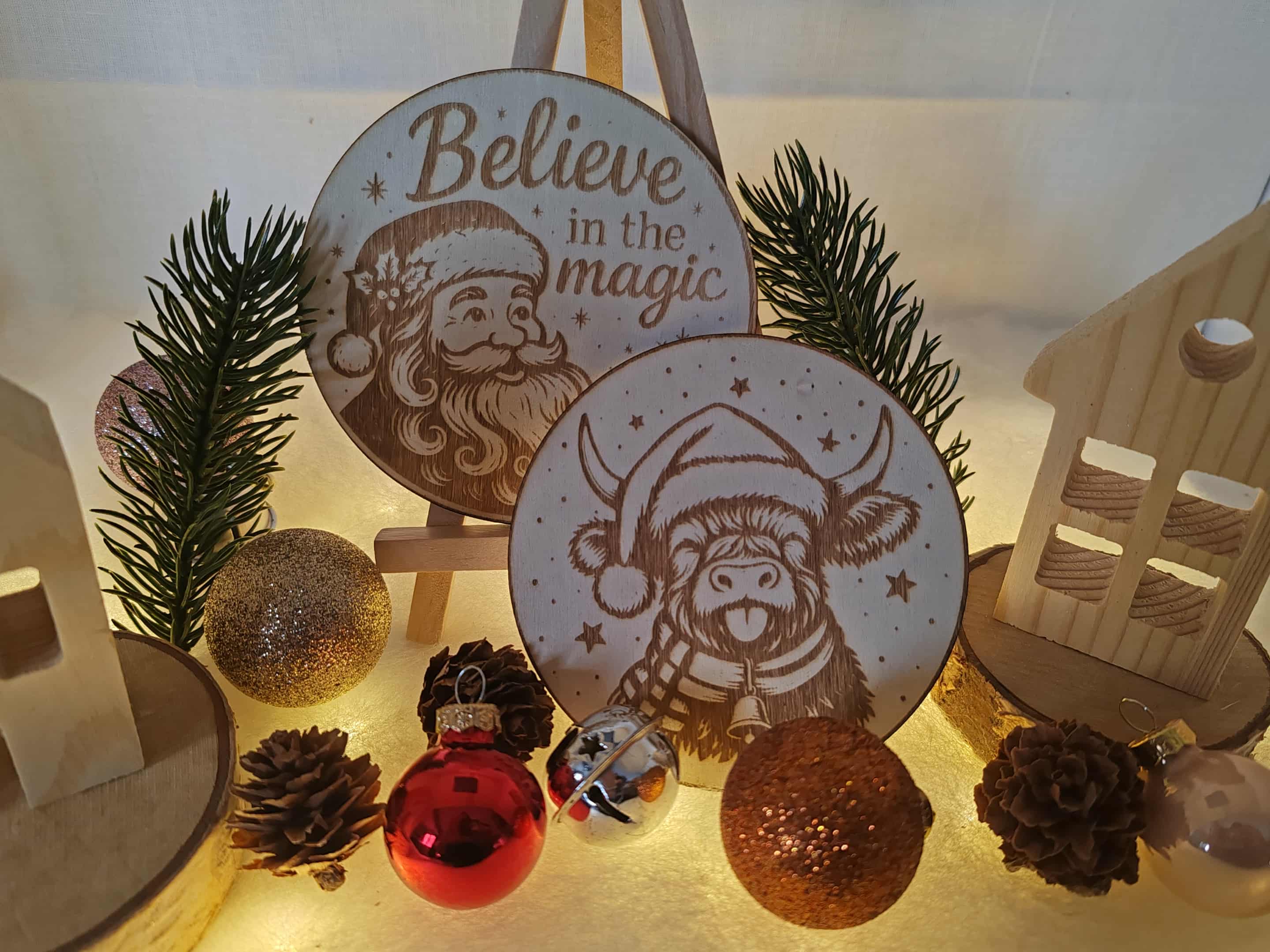 Sous-verres Edition Noël