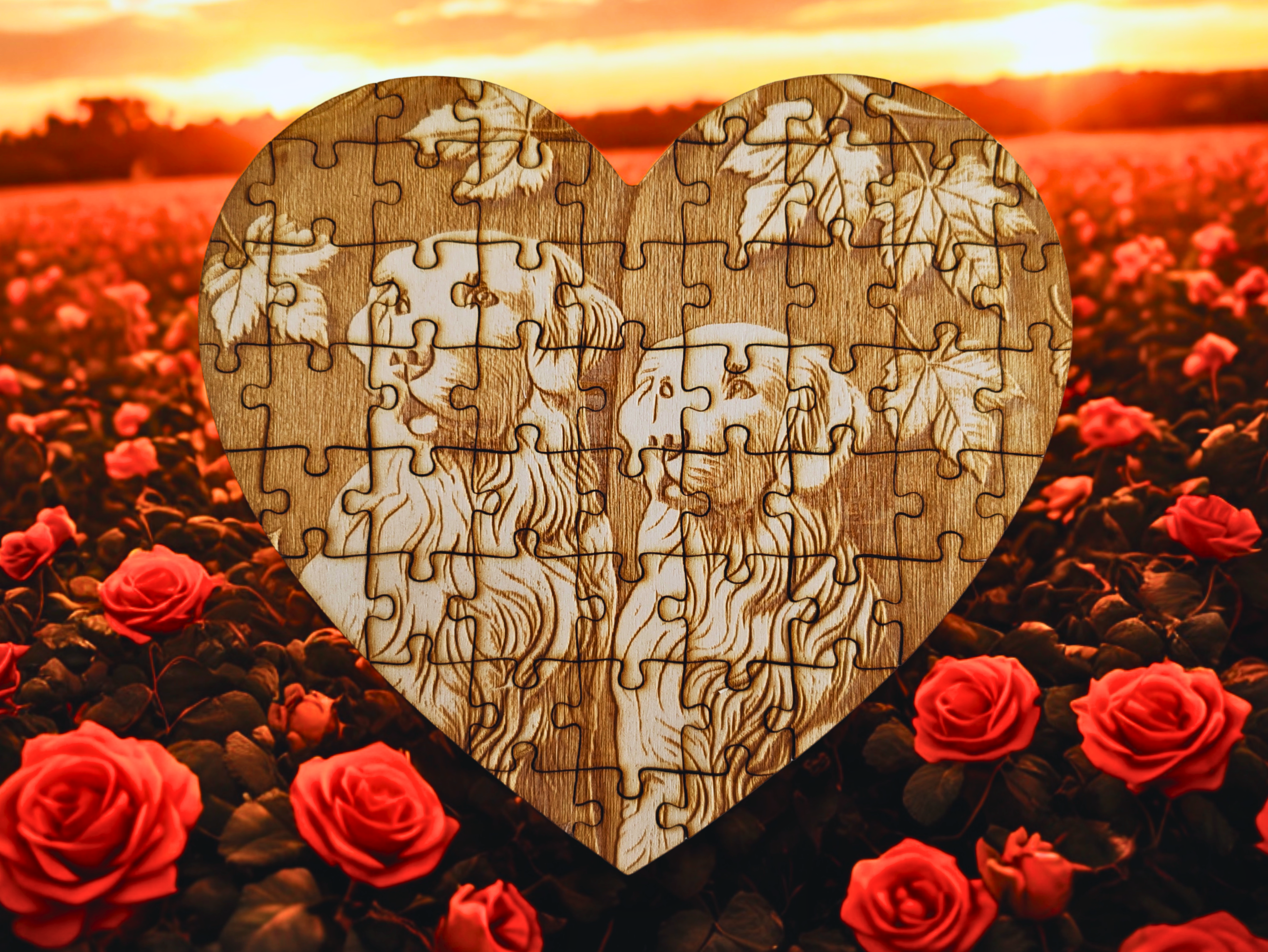 Puzzle Coeur Personnalisable