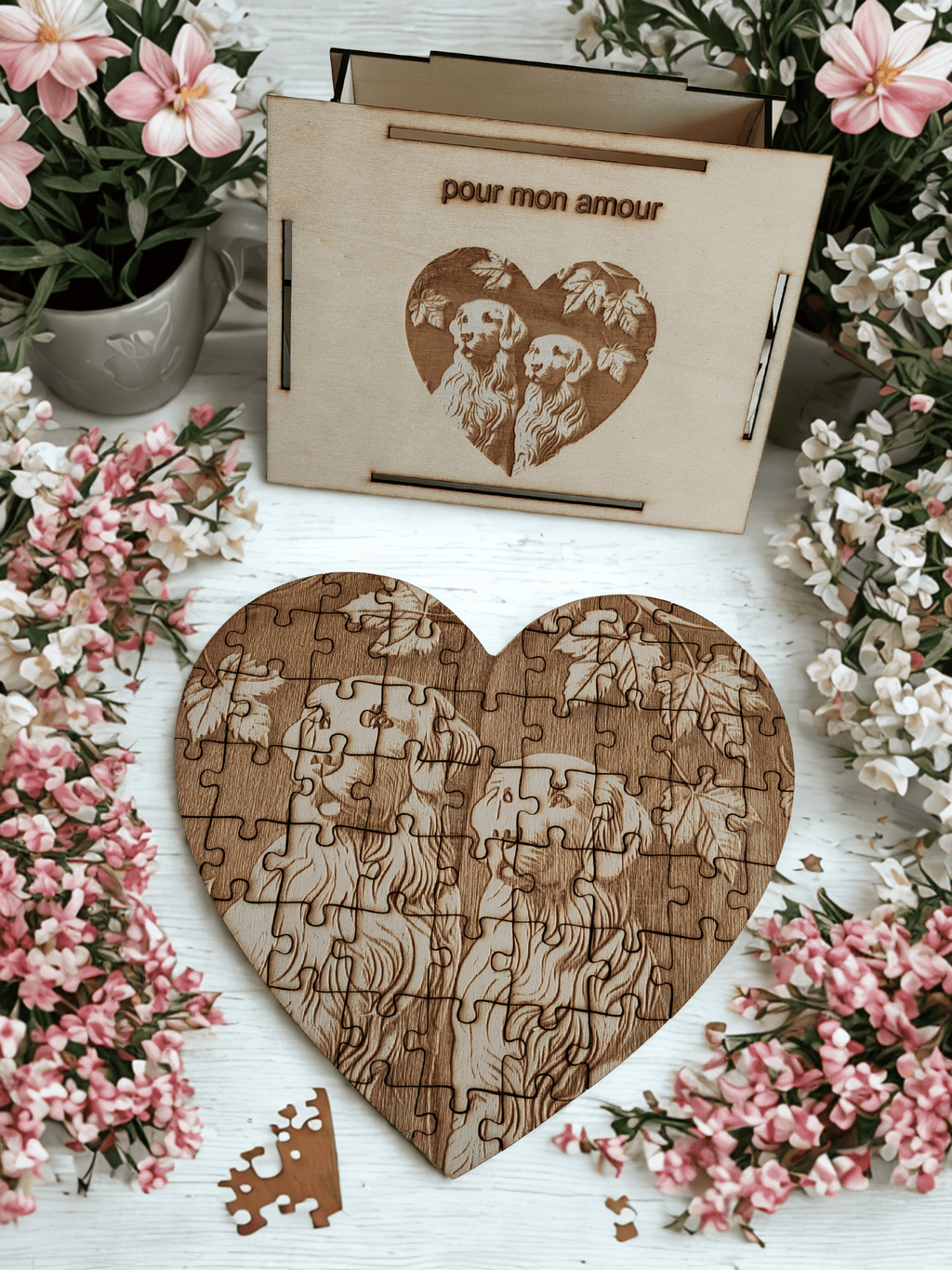 Puzzle Coeur Personnalisable